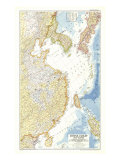 China Coast And Korea Map 1953