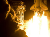 The space shuttle Discovery launches on its 33rd mission