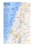 Special Places Of The World, Holy Land Map 1989 Side 1