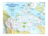 Buy Yukon And Northwest Territories Map 1997 at AllPosters.com