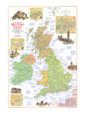 Travelers Map Of The British Isles Map 1974 Side 1