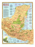 Land Of The Maya Map 1989