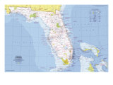 Buy Florida Map 1973 at AllPosters.com