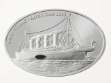 Buy Embedded coal from the Titanic in a coin from Liberia at AllPosters.com