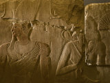 Relief of Hatshepsut and her husband, Thutmosis II Photographic Print