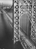 George Washington Bridge with Manhattan in Background