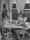 Buy Zelma Ironing a Blouse Made of Feedsack Material at AllPosters.com