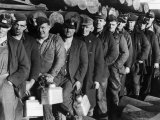 Anthracite Coal Miners Coming Out of Powderly Mine