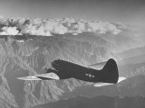 American C-46 Transport Flying 