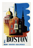 Buy New Haven Railroad, Boston at AllPosters.com