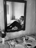 Buy Vice Presidential Candidate Richard M. Nixon Eating Breakfast in His Hotel Room at AllPosters.com