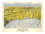 Buy Texas and Part of Mexico, c.1861 at AllPosters.com