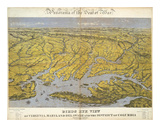 Buy Virginia, Maryland Delaware and The District of Columbia, c.1861 at AllPosters.com