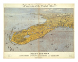 Buy Florida and Part of Georgia and Alabama, c.1861 at AllPosters.com