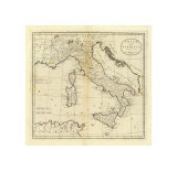 Buy Italy and Sardinia, c.1796 at AllPosters.com