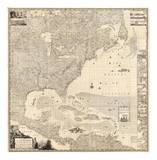 Buy Composite: British Empire in America, c.1733 at AllPosters.com