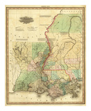 Louisiana and Mississippi, c.1823