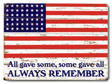All gave Some, Flag