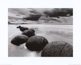 Boulders on the Beach Art Print