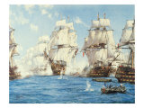 Die Schlacht bei Trafalgar Giclée-Druck