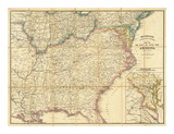Map of the Seat of Civil War In America, c.1862
