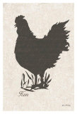 Rooster Silhouette I