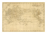 World Mercator's Projection, c.1812