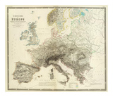 Buy Mountains of Europe, c.1854 at AllPosters.com