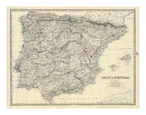 Spain, Portugal, c.1861