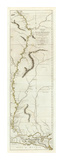 Course of the River Mississipi, from the Balise to Fort Chartres, c.1775