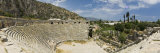 High Angle View of the Old Ruins of an Amphitheater, Myra, Lycia, Antalya Provence, Turkey