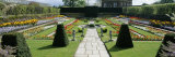 Formal Garden in Front of a Palace, Hampton Court Palace, London, England