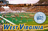 West Virginia University-Stadium Shot Of Football Field