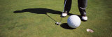 Low Section View of a Golfer Playing Golf, San Francisco, California, USA