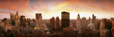 Sunset Skyline Chicago Il, USA