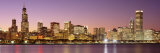 Dusk Skyline Chicago Il, USA