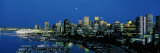 Evening Skyline Vancouver British Columbia Canada