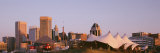 Morning Skyline and Pier 6 Concert Pavilion Baltimore Md, USA