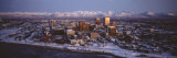 Anchorage at the Base of Chugach Mtns Ak, USA