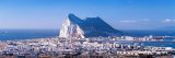 City with a Cliff in the Background, Rock of Gibraltar, Gibraltar, Spain