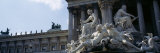 Low Angle View of Statues, Pallas Athena Fountain, Vienna, Austria