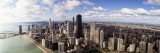 Aerial View of Hancock Building, Lake Michigan, Chicago, Cook County, Illinois, USA