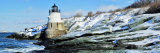 Lighthouse Along the Sea, Castle Hill Lighthouse, Narraganset Bay, Newport, Rhode Island, USA