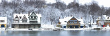 Boathouse Row at the Waterfront, Schuylkill River, Philadelphia, Pennsylvania, USA