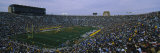 High Angle View of a Football Stadium Full of Spectators, Notre Dame Stadium, South Bend