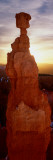 Sunrise Behind a Cliff, Thor's Hammer, Bryce Canyon National Park, Utah, USA