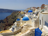 High Angle View of a Church, Oia, Santorini, Cyclades Islands, Greece