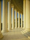Marble Floor and Columns, Jefferson Memorial, Washington DC, USA