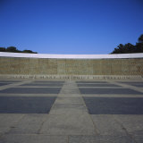 Wall of a War Memorial, National World War II Memorial, Washington DC, USA