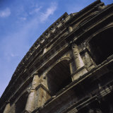 Low Angle View of the Colosseum, Rome, Italy